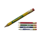 Round Golf Pencil w/ Eraser